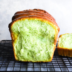 Pandan Hokkaido Milk Bread (vegan)