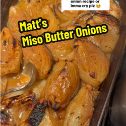 Miso Butter Onions