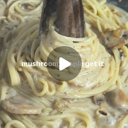 Creamy Mushroom Spaghetti