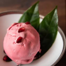 Pomegranate-rose Sorbet
