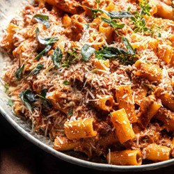 Pot Roast Sunday Sauce And Rigatoni
