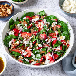 Strawberry Spinach Salad