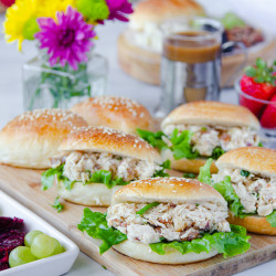 Macadamia Bacon Chicken Salad With Dates