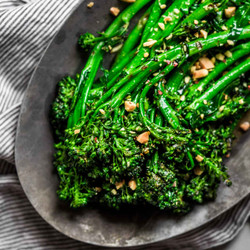 Grilled Broccolini With Apple Cider Vinaigrette