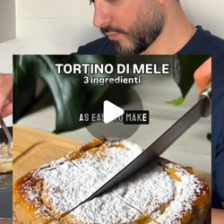 3-ingredient Apple Cake (no Flour)