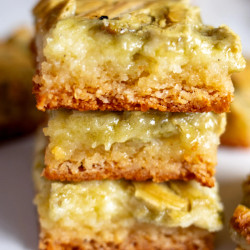 Pistachio Cream Gooey Butter Cake