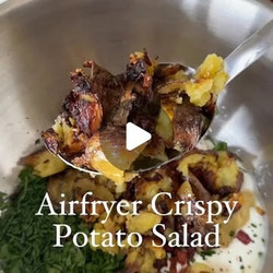 Air Fryer Crispy Potato Salad