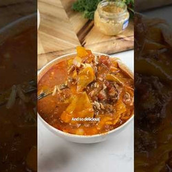 Cabbage Lasagna Soup