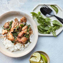 Spicy Basil Chicken Stir-fry