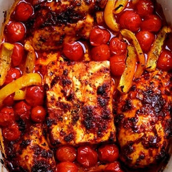 Honey Harissa Baked Feta