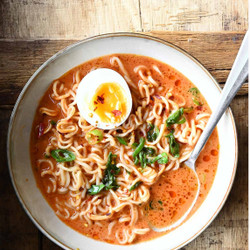 Gochujang &amp; Coconut Udon Noodle Soup