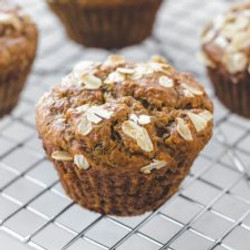 Flourless Banana Oatmeal Muffins