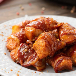 Kickin’ Bacon Wrapped Chicken Bites