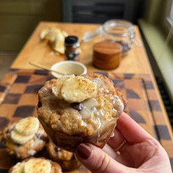 Chocolate Chip Banana Bread Coffee Cake Muffins