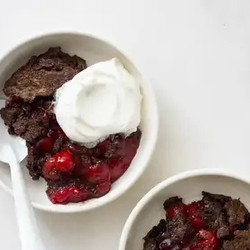3-ingredient Chocolate Cherry Dump Cake