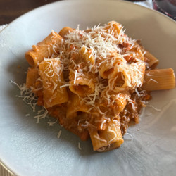 Pasta Alla Zozzona (rigatoni With Sausage, Guanciale, And Egg Yolks)