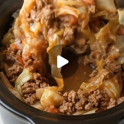 Crockpot Cabbage Roll Casserole