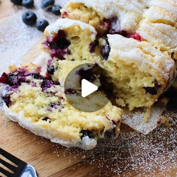Lemon Blueberry Ricotta Loaf