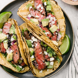 Tender And Charred Skirt Steak Tacos