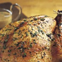 Herb-roasted Turkey With Apple Cider Gravy