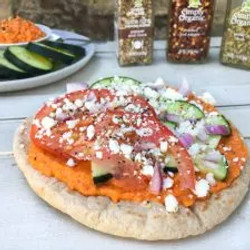 Mediterranean Pita With Hummus (Main)