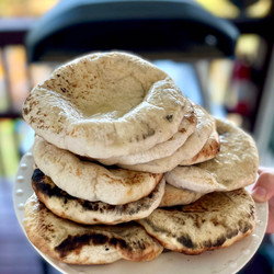 Naan Bread For An Ooni Pizza Oven