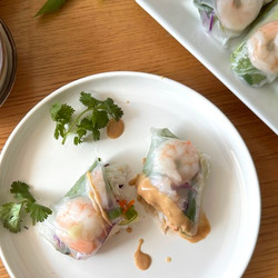 Vietnamese Shrimp Summer Rolls And Peanut Sauce Recipe