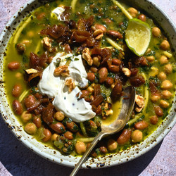 Persian New Year Noodle Soup (ash Reshteh)