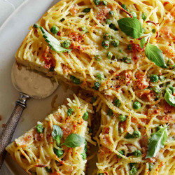 Carbonara Pasta Pie