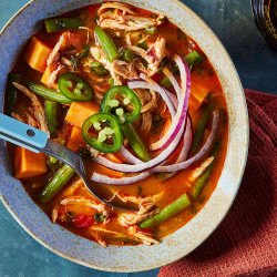 Red Curry Coconut Soup With Chicken