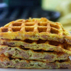 Hot Ham &amp; Cheese Chaffles
