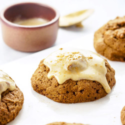 Gluten-free Vegan Pumpkin Scones With Creamy Maple Glaze