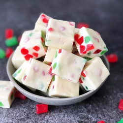 Easy Christmas Gumdrop Nougat Candy