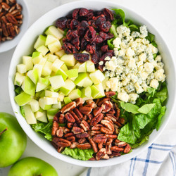 Apple, Gorgonzola And Pecan Salad