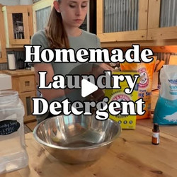 Easy Homemade Laundry Detergent