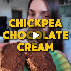 Chickpea Chocolate Cream