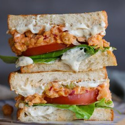 Buffalo Chickpea Sandwich
