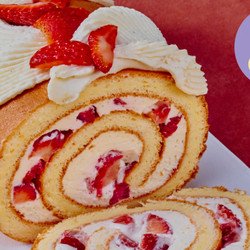 Strawberry Shortcake Roll