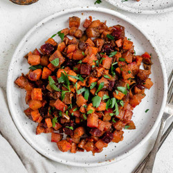 One-pan Root Vegetable Hash