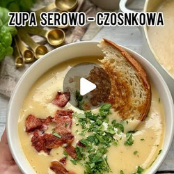 Zupa Serowo-czosnkowa
