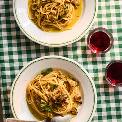 Spaghetti With Courgettes And Cheese