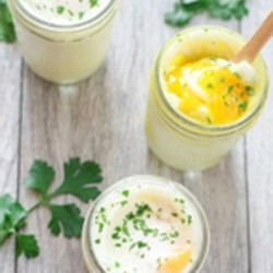 Coddled Eggs With Mashed Potatoes