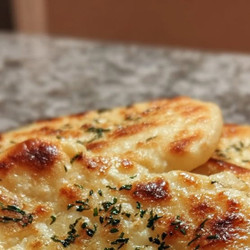 3-ingredient Cottage Cheese Cheesy Flatbread