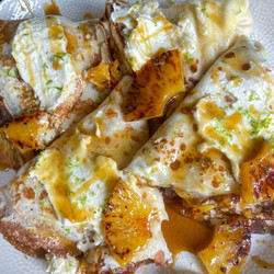 Pineapple And Coconut Cream Crêpes