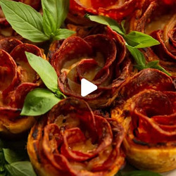 Pepperoni Pizza Roses