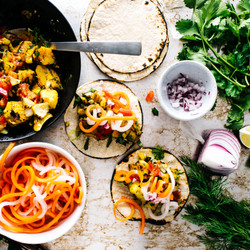 Vietnamese Fish Tacos With Quick-pickled Carrots And Daikon