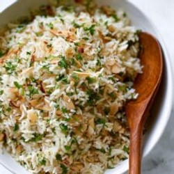 Greek Lemon Rice Pilaf Recipe