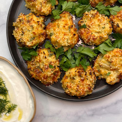 Baked Cauliflower Latke