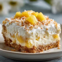No-bake Pineapple Cream Dessert
