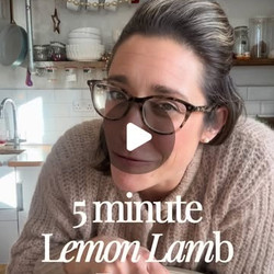 5min Lemon Lamb Roast meat mains easy